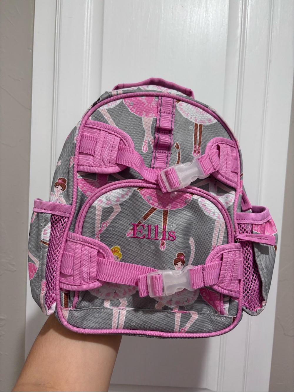 Pottery Barn Mini Ballerina Backpack Embroidered Ellis
